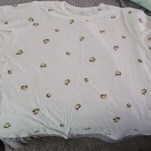 A white shirt with lemons